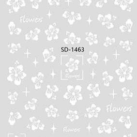 Nail Sticker 3D - 1463 - Flowers