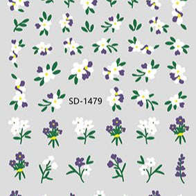 Nail Sticker 3D - 1479 - Flower