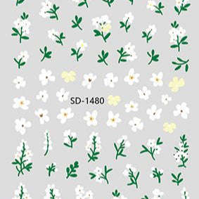 Nail Sticker 3D - 1480 - Flower