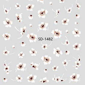 Nail Sticker 3D - 1482 - Flower