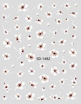 Nail Sticker 3D - 1482 - Flower