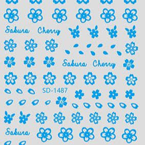 Nail Sticker 3D - 1487 - Flower