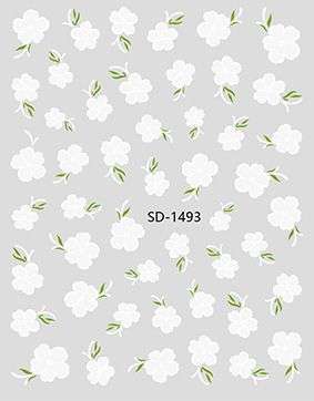 Nail Sticker 3D - 1493 - Flower