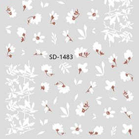 Nail Sticker 3D - 1483 - Flower