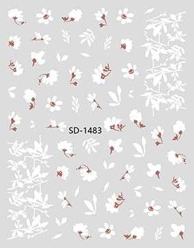 Nail Sticker 3D - 1483 - Flower