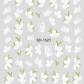 Nail Sticker 3D - 1521 - Flowers