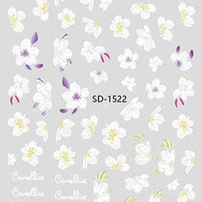 Nail Sticker 3D - 1522 - Flowers