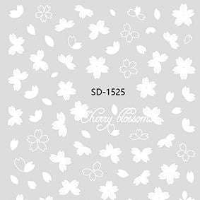 Nail Sticker 3D - 1525 - Flowers