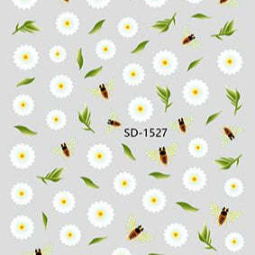 Nail Sticker 3D - 1527 - Flowers