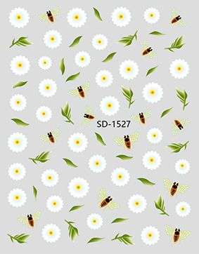 Nail Sticker 3D - 1527 - Flowers