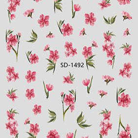 Nail Sticker 3D - 1492 - Flower