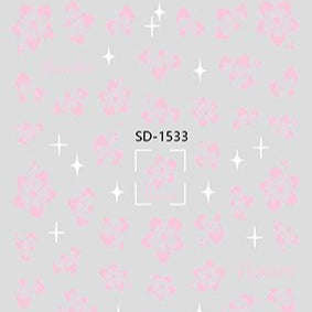 Nail Sticker 3D - 1533 - Flowers