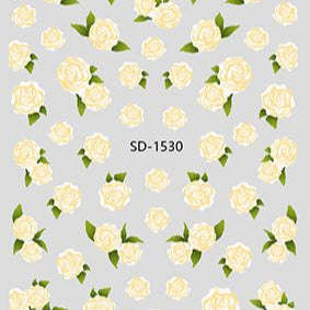 Nail Sticker 3D - 1530 - Flowers