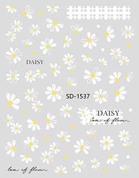 Nail Sticker 3D - 1537 - Flowers