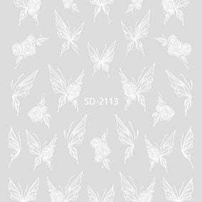 Nail Sticker 3D - 2113 - Butterfly