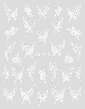 Nail Sticker 3D - 2113 - Butterfly