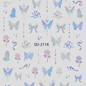 Nail Sticker 3D - 2116 - Butterfly