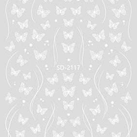 Nail Sticker 3D - 2117 - Butterfly