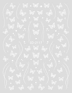 Nail Sticker 3D - 2117 - Butterfly