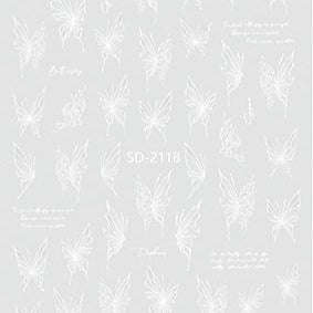 Nail Sticker 3D - 2118 - Butterfly