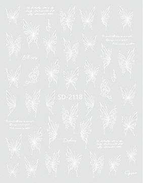 Nail Sticker 3D - 2118 - Butterfly