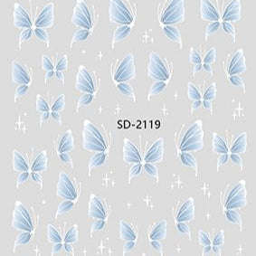 Nail Sticker 3D - 2119 - Butterfly