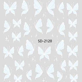Nail Sticker 3D - 2120 - Butterfly