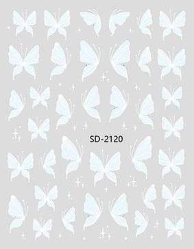 Nail Sticker 3D - 2120 - Butterfly