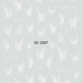Nail Sticker 3D - 2087 - Butterfly