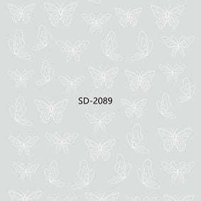Nail Sticker 3D - 2089 - Butterfly