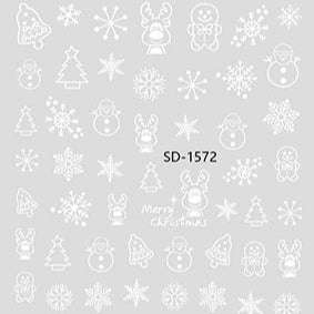 Nail Sticker 3D - 1572 - Christmas