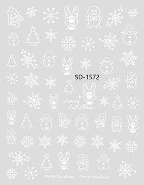 Nail Sticker 3D - 1572 - Christmas