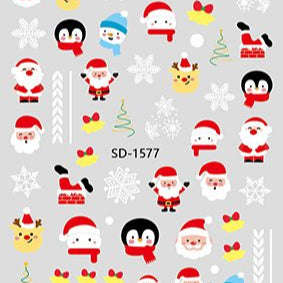 Nail Sticker 3D - 1577 - Christmas