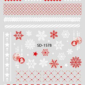 Nail Sticker 3D - 1578 - Christmas