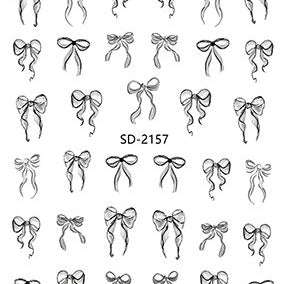 Nail Sticker - 2157 - Ribbons