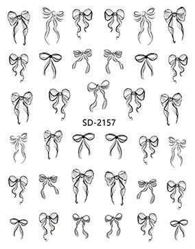 Nail Sticker - 2157 - Ribbons
