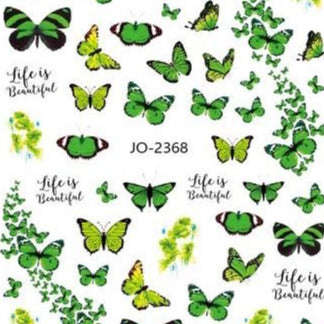 Nail Sticker - 2368 - Butterfly