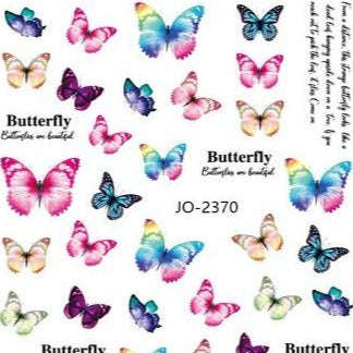 Nail Sticker - 2370 - Butterfly