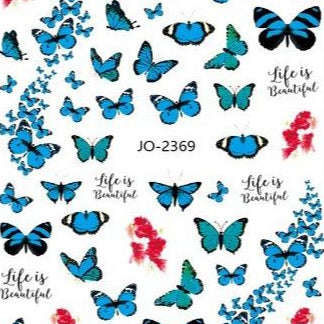 Nail Sticker - 2369 - Butterfly
