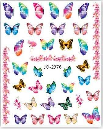 Nail Sticker - 2376 - Butterfly