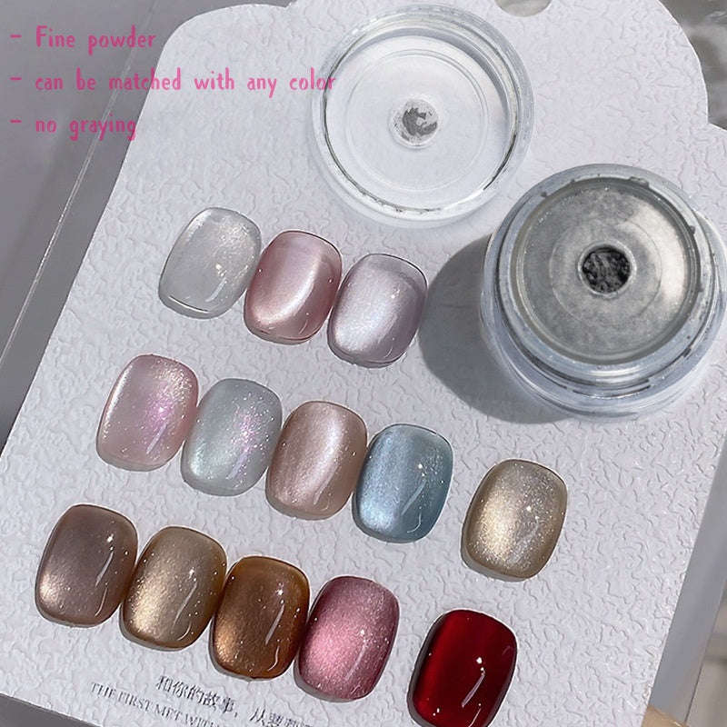 Universal Porcelain White Cat's Eye Powder
