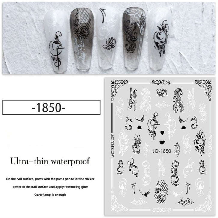 Nail Sticker - 1850 - Décor
