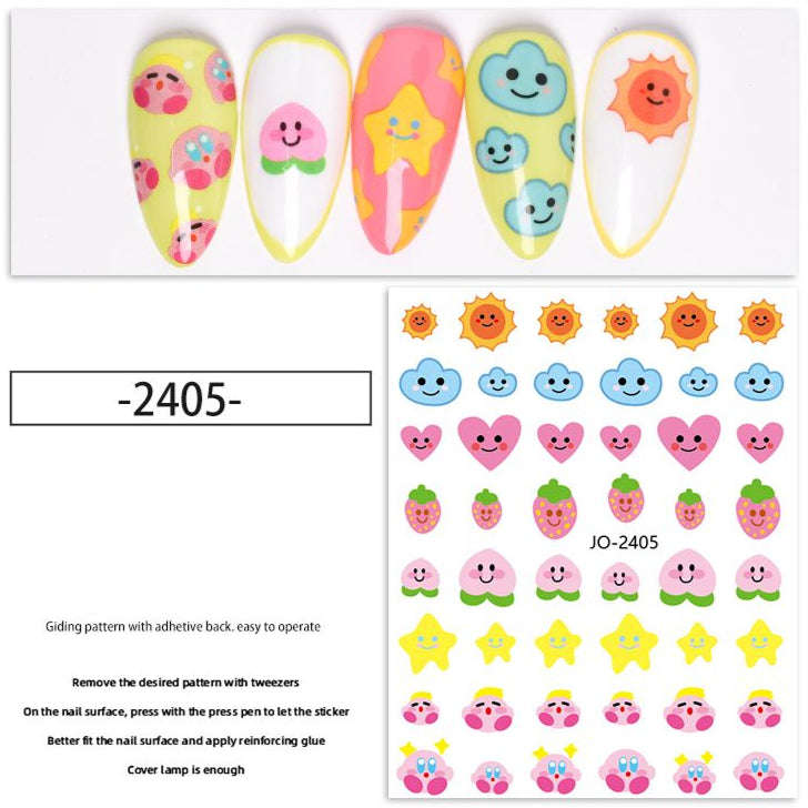 Nail Sticker - 2405 - Smile