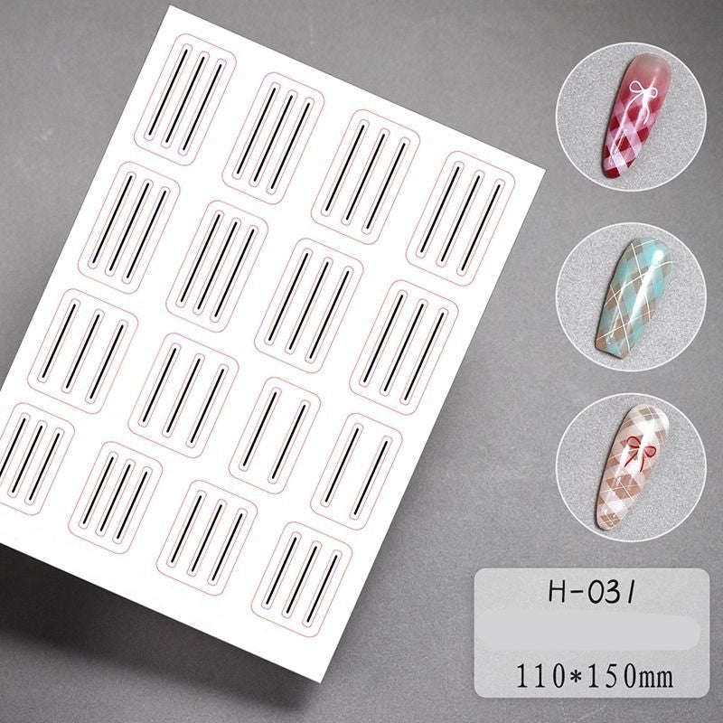 Nail Sticker - Stencil for Airbrushing