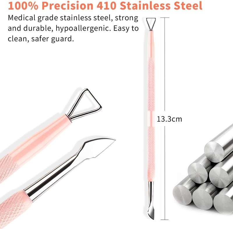 Crater / Cuticle Peeler Scraper & Pusher