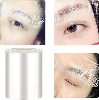 Eyebrow Plastic Wrap Cover Tape Roll