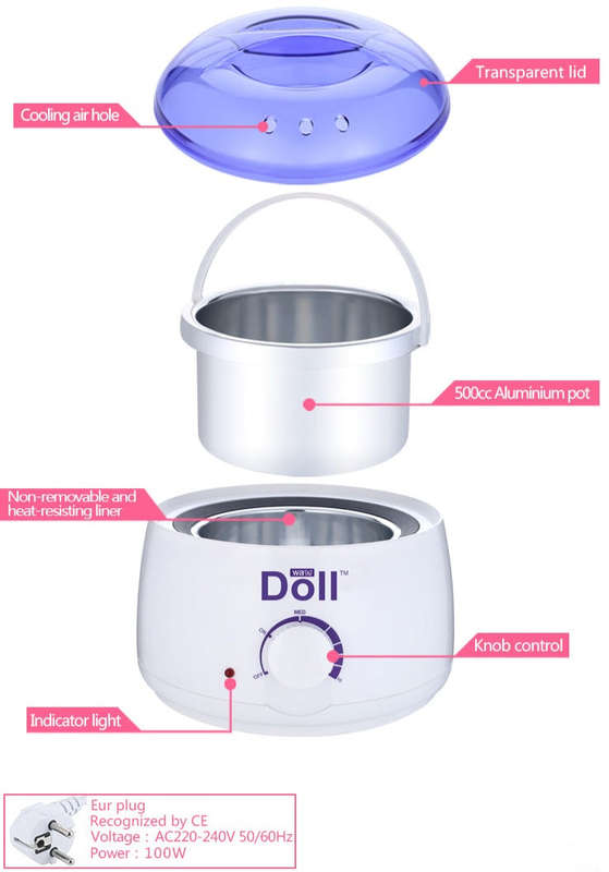 Electric Wax Heater Pot - 500CC - Doll