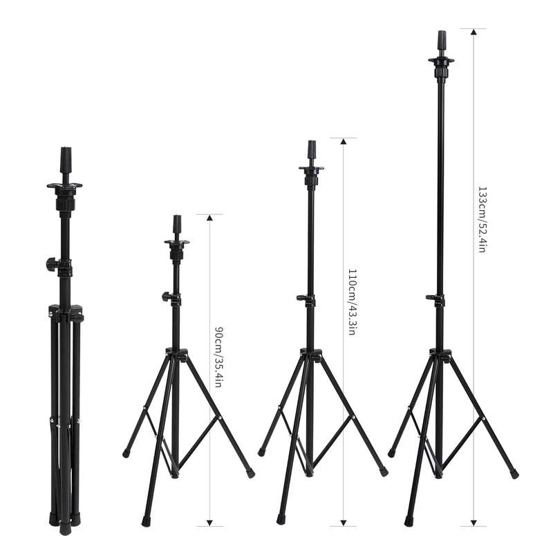 Mannequin Head Wig Tripod Stand