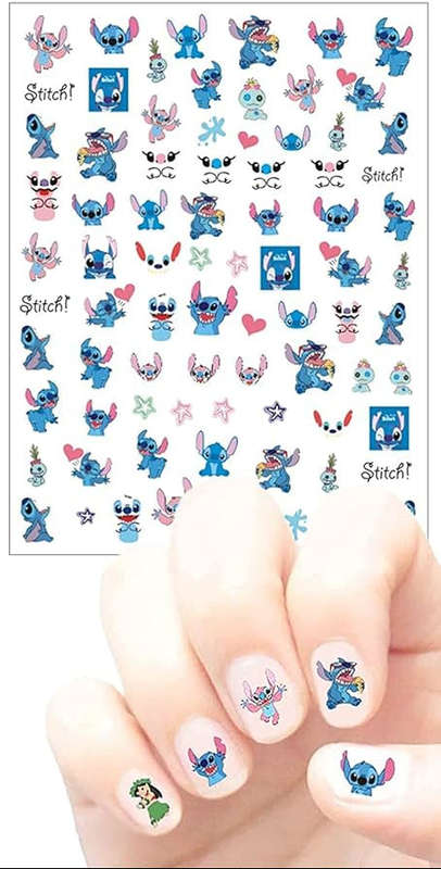 Nail Sticker - 061 - Lilo & Stitch