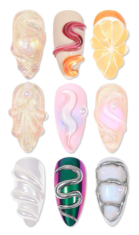 Solid Press On Nail Glue Gel / 3D Gel - Non-Sticky - 15g